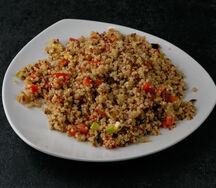 Киноа с овощами