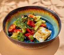 Греческий салат с брынзой