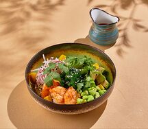 Боул с креветками