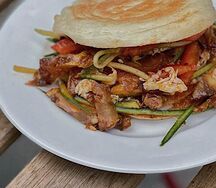 Лепешка с говядиной