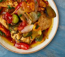 Курица с овощами
