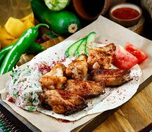 Шашлык из куриных крылышек