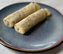 Блинчики с ветчиной и сыром