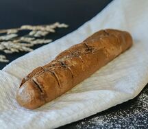 Ржано пшеничный багет с чесноком