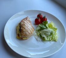 Куриная грудка запеченная с сыром