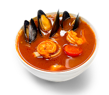 Суп томатный с морепродуктами