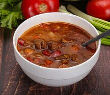 Мастава с рисом и сметаной