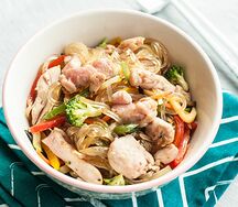 Вок Харусаме с курицей
