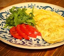 Омлет с сыром