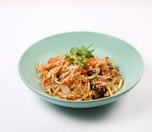 Рисовая лапша с креветками