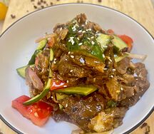 Салат из говядины