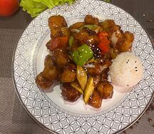 Судак в соусе терияки 