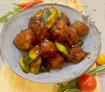 Жареные свиные шарики