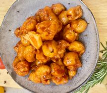 Курица в кляре с ананасами