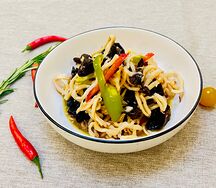 Салат Соломка из кальмара