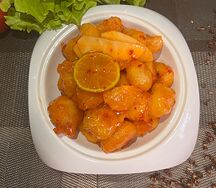 Судак в тайском соусе 