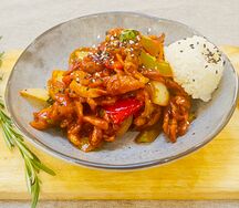 Курица в остром соусе 