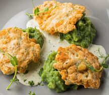 Оладьи из цыпленка с сыром