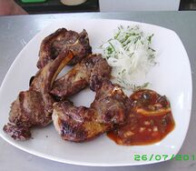 Шашлык из баранины микс