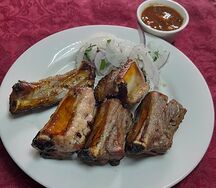 Шашлык свиной на ребрах