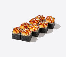 Запечённый с лососем терияки