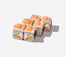 Креветка с тамаго и авокадо