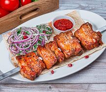 Шашлык из свиных рёбрышек