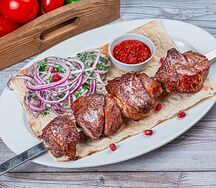 Шашлык из телячьей вырезки