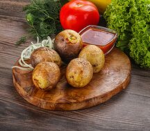 Картофель на мангале