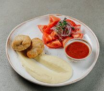 Куриные котлеты с пюре