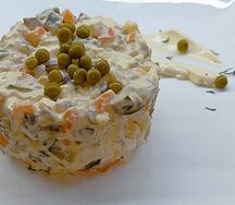 Оливье с мясом