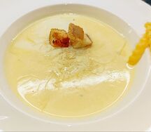 Сырный крем-суп с курицей