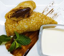 Блинчики с шоколадом