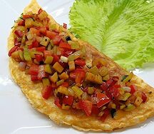 Омлет с овощами