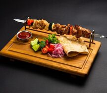Шашлык Ассорти с овощами