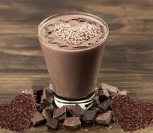 Молочный коктейль шоколадный