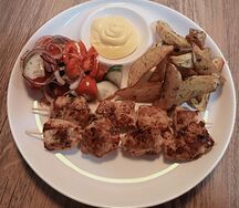 Шашлык из курицы на гриль