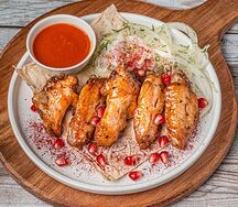Куриные крылья на мангале