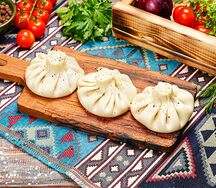 Хинкали с бараниной