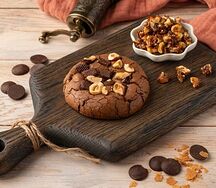 Шоколадное печенье с фундуком