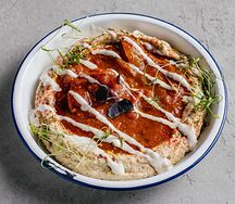 Хумус с пикантной матбухой