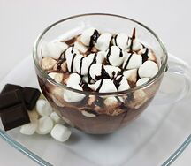 Мороженое Маршмеллоу с шоколадным печеньем
