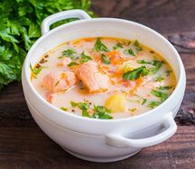 Финский сливочный с семгой