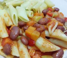 Пенне с овощами