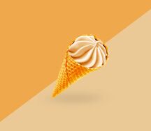 Мороженое Золотой стандарт Большой рожок