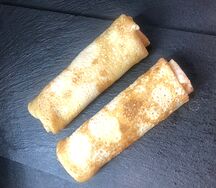 Блинчики с ветчиной и сыром
