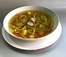 Суп Куриный с домашней лапшой
