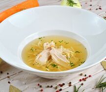 Домашняя лапша с курицей