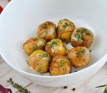 Картофель на мангале