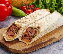 Люля-кебаб из баранины в лаваше
